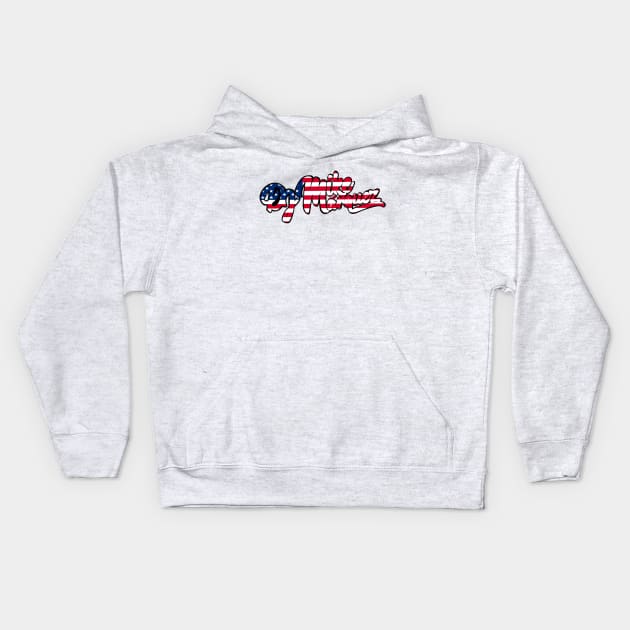 Mike Marquez USA Flag Kids Hoodie by DJ Mike Marquez